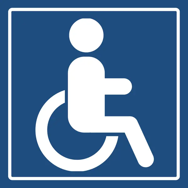 StickerJet Handicap Wheelchair Accessible Adhesive Stickers, 6-Pack 6"x6" Peel & Stick Stick-And-Go Decals, Premium Vinyl, Waterproof, UV-Fade Resistant, Durable, Easy Peel, No Residue, Indoor-Outdoor Use, Adhesive Stickers Labels & Stickers, Peel & Stick