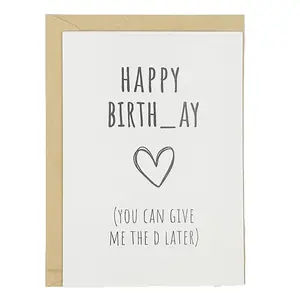 Funny Birthday Gifts for Men Him, Humorous Birthday Card for Husband Boyfriend, Adult Men Gifts for Birthday, Husband Bday Card