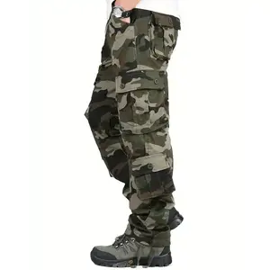 Cargo Pants Camo Military Fatigue Pant Camouflage Hunting Combat Work Casual Pants Multi Pocketwomen's clothing(Sheet)