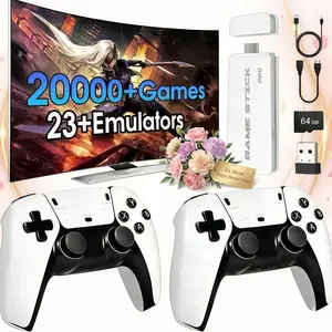 2026 Retro Game Stick with many Games,Wireless HDMI Output, Plug and Play, Support Including 23 Emulators& 2.4G Gaming Console ,Outdoorfun Cable controller grips， ps5 accessories， verizon remote controller tiktokshopspringglowup fathersdaygiftideas