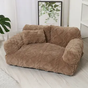 Ergonomic Pet Sofa Bed for Ultimate Comfort, Perfect Cozy Home Retreat for Dogs and Cats, Soft PP Cotton Material for All Seasons, Shaped Beds