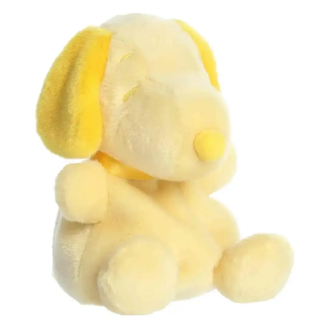 Aurora Peanuts Snoopy 5" Yellow Stuffed Animal Collectible, Cute Durable Soft Fluffy Palm Pals Color Collection Character Plushies, Kids' Toy Gift, Stuffed Animal Collectibles