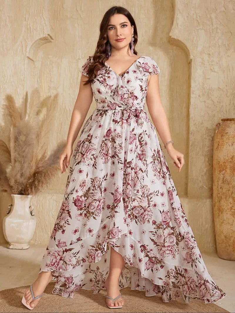 fashion nova wedding guest dresses plus size - TikTok Shop