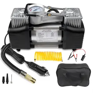 12V Car Tire Inflator – Heavy Duty Portable Air Compressor (Emergency Use)