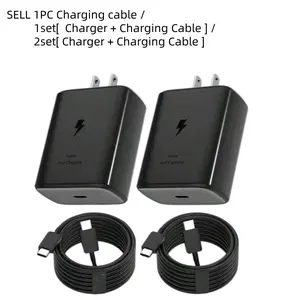 2-Pack 45W Super Fast Type-C Charger, USB-C Wall Plug Compatible with Samsung Galaxy S Series & iPhone Models, High-Efficiency Power Output