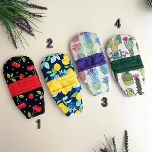 Finger Pot Holder, Magnetic Oven Mitt Set of 2, Hot Pads, Kitchen Pot Holder, Mini Hot Pot Holders with Magnets