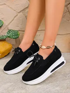Women's Casual Low-Top Sneakers, Sports Shoes, Lightweight Fashion Shoes, Non-Slip Sole Design, Comfortable Walking Shoes for All Seasons, Athletic Sneaker Footwear
