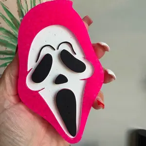 Scream face horror Halloween scented car freshie