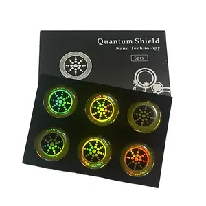 12pcs Quantum Shield Stickers EMF Stickers Gold/Silver for Devices Smartphone Cellphone for Phone,Airpods, Fridge, and Laptop Mobile Electronic Accessories #SummerVibes
