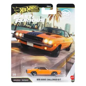 Hot Wheels 1970 Dodge Challenger R/T "Fast & Furious 25th Anniversary" Diecast Model JHW64-7B