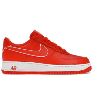 Nike Men's Air Force 1 Low 07 Picante Red White Basketball Shoes, from StockX