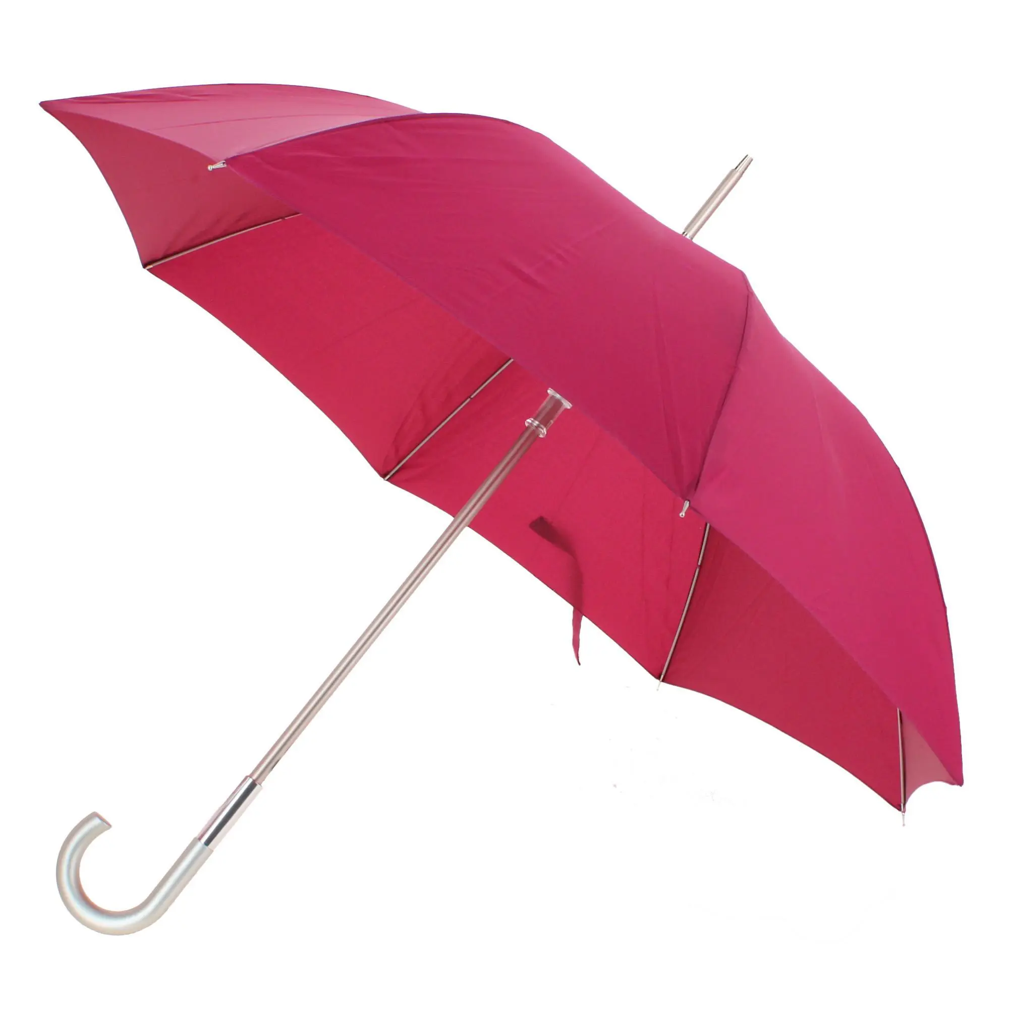 Totes Women's Classic Auto Open Stick Umbrella Recycled Fabric 46 Inch, Stick Umbrellas