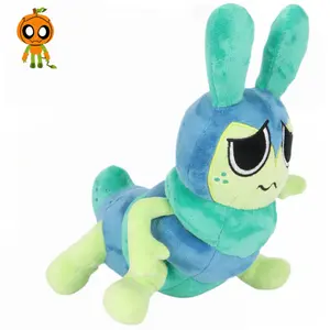 Dandy's World Pink Flower Squirm Plush Toy - 10.6" Cute Caterpillar Stuffed Doll, Perfect Easter & Birthday Gift for Game Fans, Kids & Teens，cute girly gifts，stuffed animals