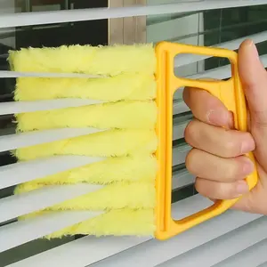 Window Blind Cleaning Brush, Handheld Plastic Window Blind Cleaner, Car Accessories Blind Cleaner Duster, Air Vent Cleaning Tool, Household Cleaning Supplies