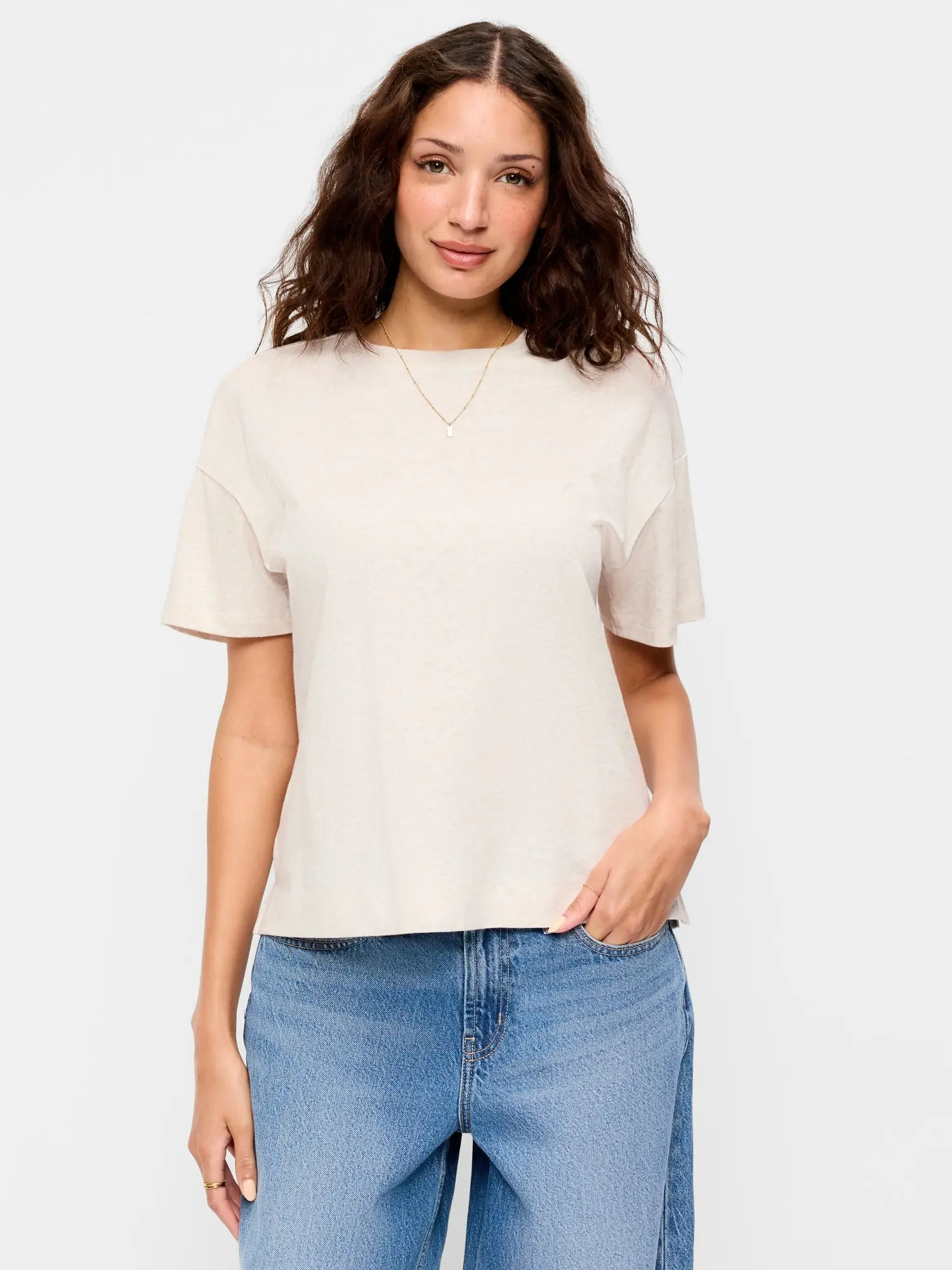 Old Navy Women's Vintage Crew-Neck T-Shirt