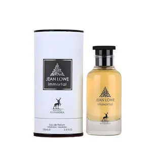 MAISON ALHAMBRA Jean Lowe Immortal Unisex Alcohol-Based Eau De Parfum (EDP) - 100ml (3.4 oz), Aromatic Amberwood, Floral Woody Luxurious Potent Scent, Elevated Scented Unisex Fragrance, Single Item, Aromatic Amberwood Fragrance