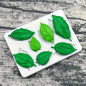 Multi-Size Leaf Cake Fondant Silicone Molds for Chocolate Baking Tools