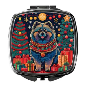 Keeshond Christmas Compact Mirror for Pet Lovers Does not apply