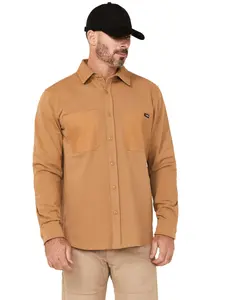 Hawx Men's Benjamin Cpo Long Sleeve Snap Work Jacket - Hxfa24k07-Tan
