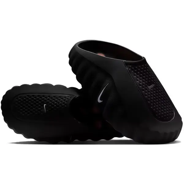 Brand New Sealed | with Original Shoe Box | Unisex Summer Clog Mule Shoes | Soft One‑Piece Molded Upper | All Black Angular Retro Design | Lightweight Non‑Slip Slippers for Pool Beach Home Use