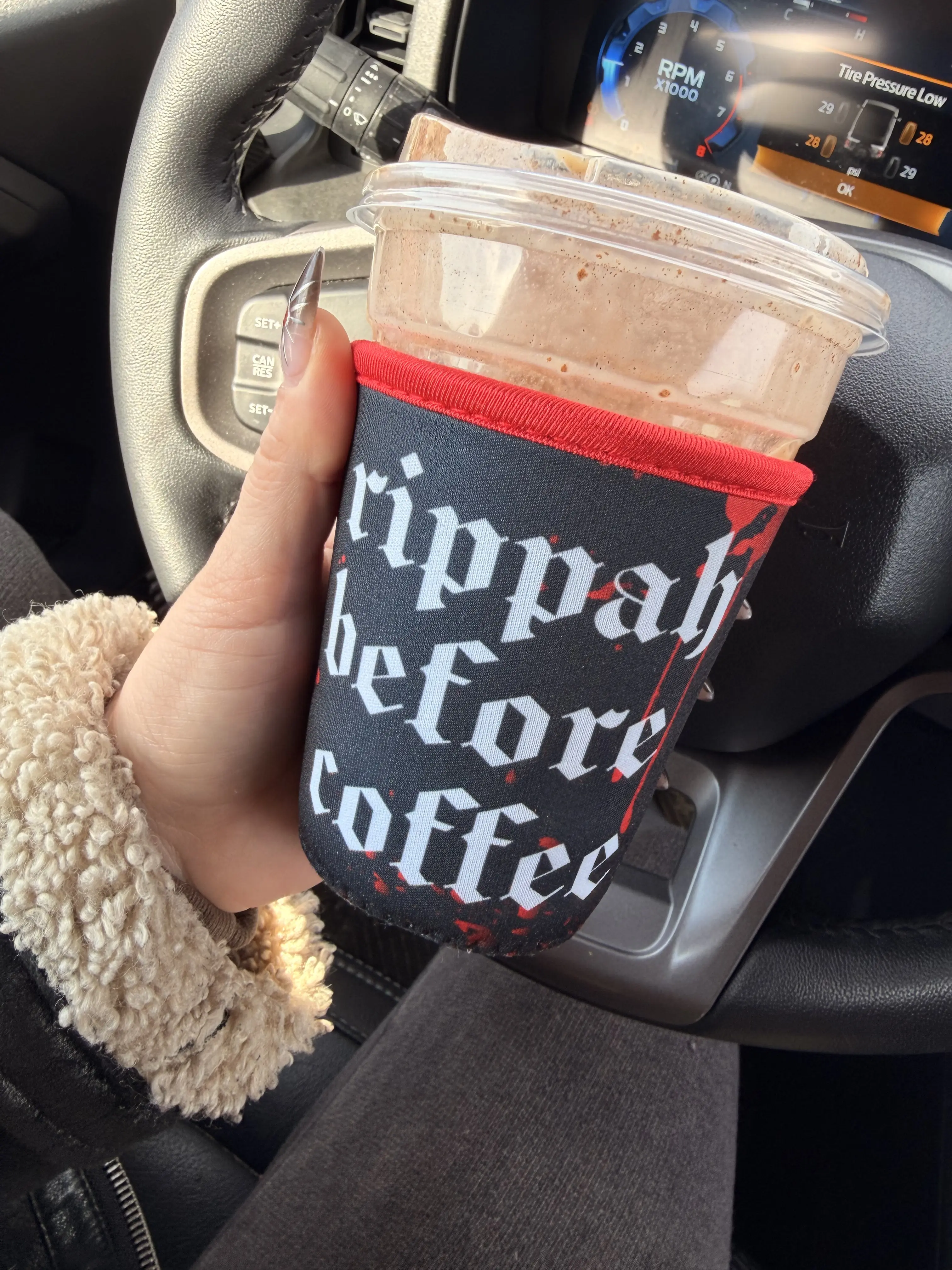 TVD Iced Coffee Sleeve, Stefan Salvatore Merch, TVD Merch, Iced Coffee Sleeve, Vampires