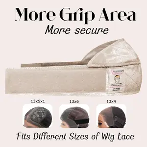 Wide Wig Grip Band for Lace Front Wigs with More Grip Area and Adjustable Hook Look Fastener Fits Different Sizes of Wig Lace and Glueless Wig SpringStatements