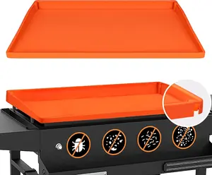 [New Deal] 36 Inch Silicone Griddle Cover for Blackstone, Full-Wrap Griddle Mat Protective BBQ Grill for Blackstone Protector Accessories Kit Kitchen Kitchenware, Barbecue