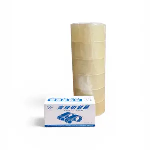 Clear Packing Tape, 6 Rolls 1.88inches Wide, 65 Yards Per Roll, 390 Total Yards Tape for Shipping Packaging Moving Sealing, Thicker Clear Packing Tape, (2.7Mil x 1.88" x 65Yds)