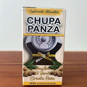 Chupa Panza Supplemental Food 30 Capsules 500 MG with Ginger Green Tea & Cherry Plum