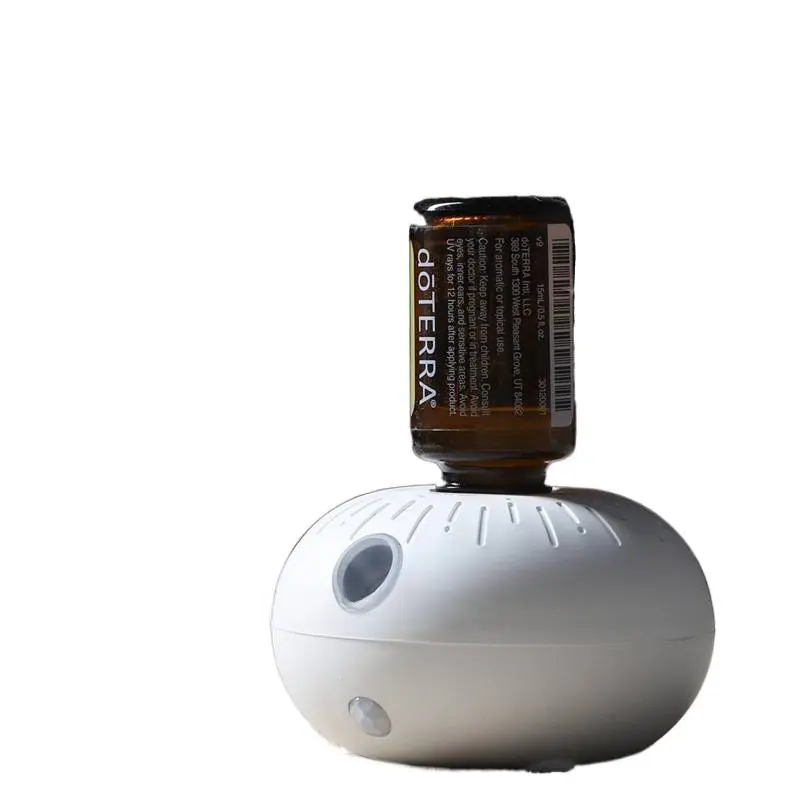 Wireless Miniature Essential Oil Diffuser - Cordless Rechargeable, 15x8cm Sensor-Trigger Air Purifier with Automatic Atomization, Small Portable Sleep Aid Home Appliance for Bedroom, Creates Cozy Environment, Improves Mood