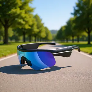 G120 Smart Cycling Glasses, Bluetooth Smart Wearable Glasses, Waterproof and Anti-Fog, Voice Navigation, HD Calls, Music Enjoyment