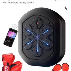 Boxing to Music Bluetooth Connection Two-Pair Boxing Gloves with Wall Mounted Display and Music Features