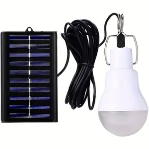 1/2 Pack Solar Rechargeable Portable Durable Solar Light LED Bulb Suitable for Indoor Emergency Power Outages, Pet Homes, Outdoor Fishing, Camping, Hiking, Chicken Coops, Tents, Sheds, Bird Cages, Lanterns, Activities, Lighting LED Lights