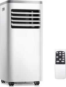 Antarctic Star 8000 BTU Portable Air Conditioner, Quiet Portable Air Conditioner for 200 Sq. Ft. Room with Remote, Built-in Dehumidifier and Fan, Digital Display, White