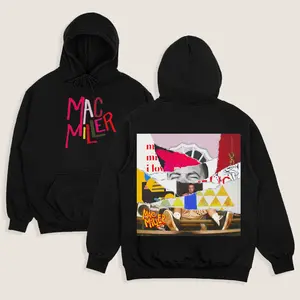Retro Vintage Mac Miller Graphic Double Printed Cotton Unisex Shirt Rap Shirt Rapper Rap Tee Hiphop Shirt Music Tour Merch Gift for Him Gift For Her Vintage Y2K Hoodie Sweatshirt