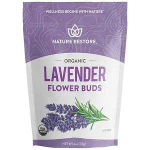 Nature Restore Organic Lavender Flower Buds Wellness Tea Scented Tea