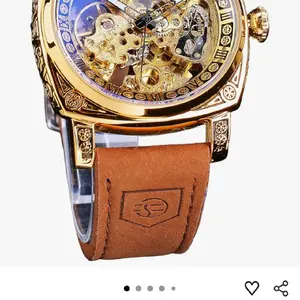 Men's Mechanical  Watche Self-Wind Carved