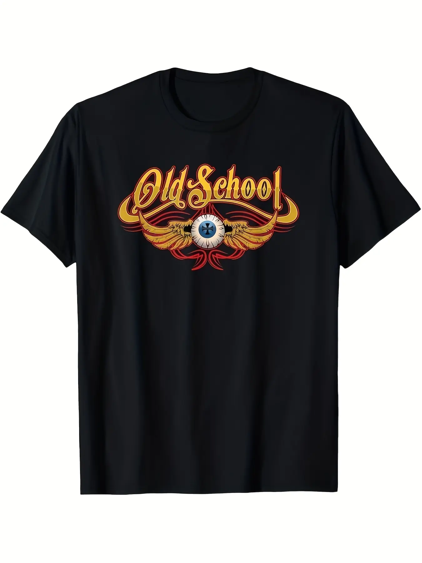 1pc Vintage Old School Rat Rod Muscle Car Graphic unisex soft cotton short sleeve t shirt, vintage graphic casual tee for men women teens, perfect birthday holiday gift for camping travel gym daily street  wear