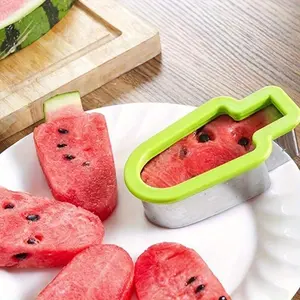 Stainless Steel Watermelon Cutter, Creative Watermelon Slicer, Fruit Platter Cutter, Ice Cream Mold, Kitchen Utensils & Gadgets