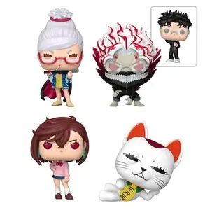 Funko Pop! DanDaDan (Okarun, Turbo Granny, Seiko Ayase, Momo Ayase Vinyl Figures)