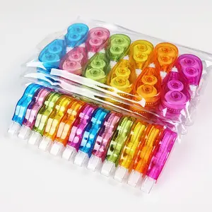 6/12 Color Mini Correction Tape Set, Instant Corrector for Students, Cute Portable Correction Tool, Ideal for School Use