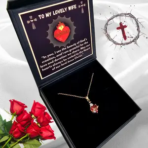 Sacred Heart of Jesus Necklace (15% off)