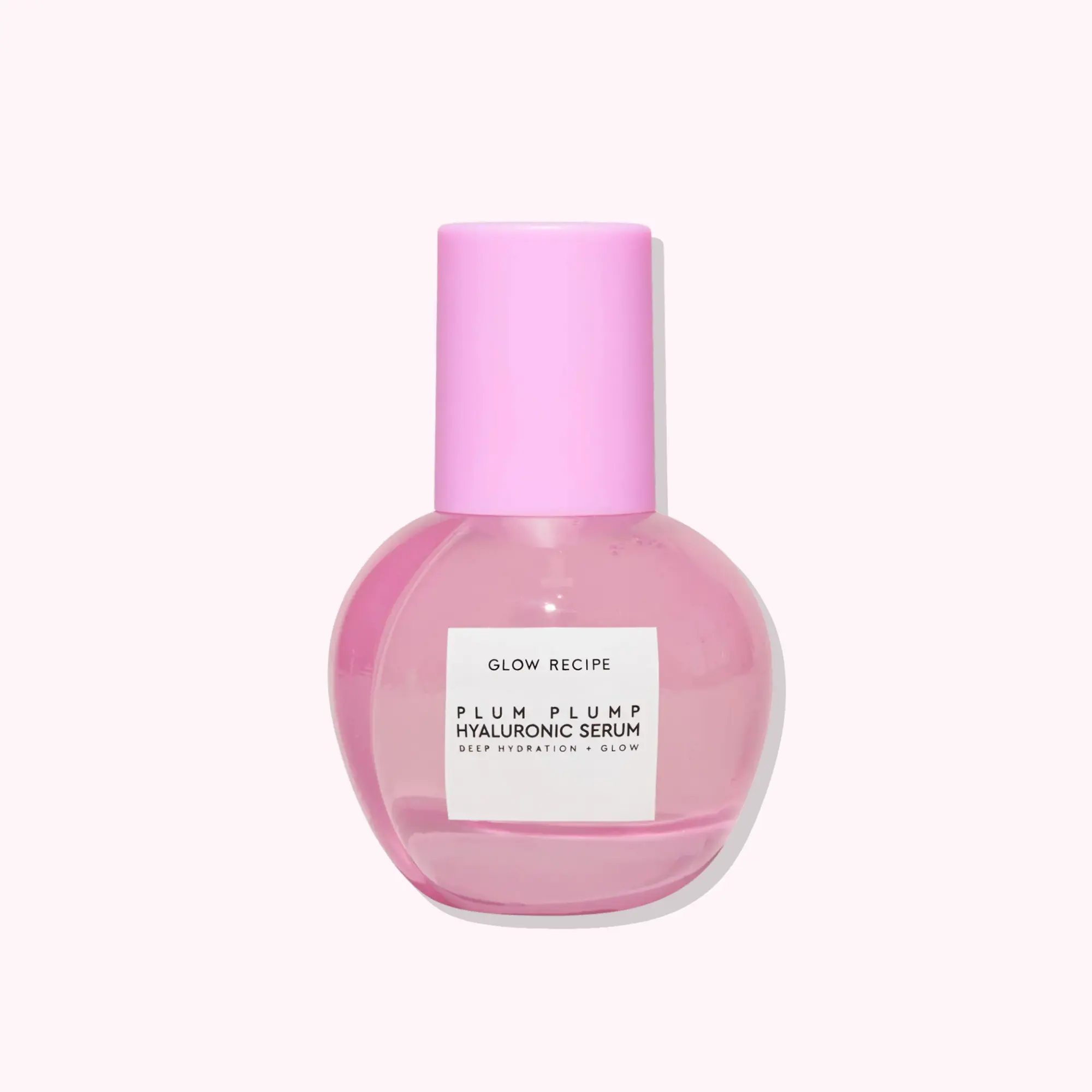 Glow Recipe Plum Plump Hyaluronic Acid Serum - Vegan, Silky Lightweight Antioxidant Moisturizer with Silk Protein, Deep Hydration, Smooths Texture, Visibly Plumps, Supports Selfcare Repair, For All Skin Types