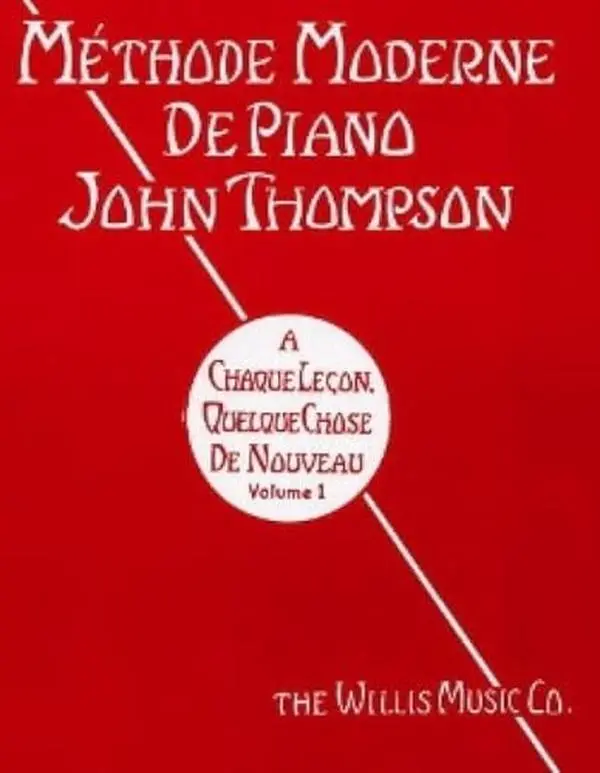 Used John Thompson Piano Tutorial Book - Méthode moderne de piano Volume 1 (Hardcover, French Language)