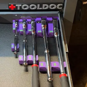 Ratchet Organizers - Edge Series - 1/4”, 3/8”, & 1/2” - Magnetic Tool Holder for Toolbox - Sets or Individual Sizes - Tool Organization