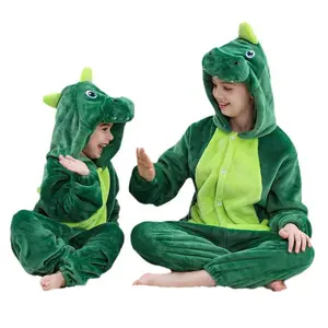 New flannel onesie children's onesie pajamas flannel animal pajamas performance clothes