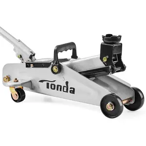 TONDA Floor Jack, Hydraulic Portable Car Lift Jack, 1.5 Ton (3,000 Lb) Capacity (Silver)