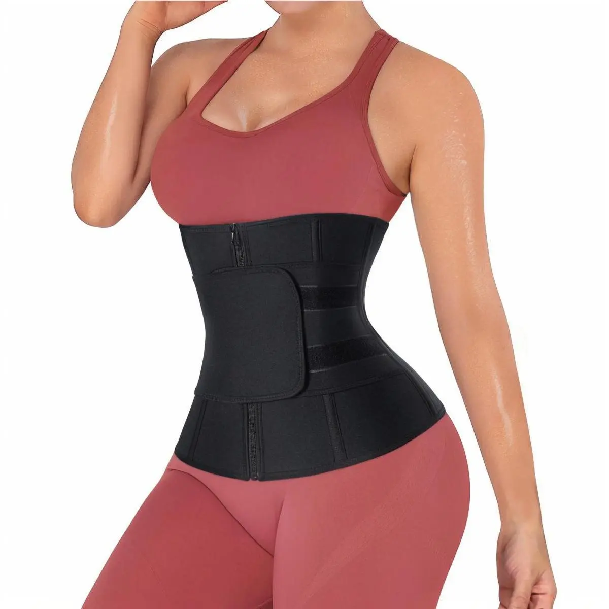 Nebility Women Single Shapewear Womenswear Underbust Corset Outfit Abdominal Binder Tummy Control Shapers Tummy Control Shaping Minimalist Basic