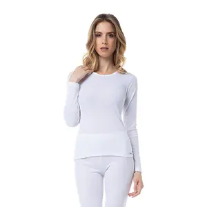 Fruit of the Loom Women's Micro Waffle Premium Thermal Underwear Tee Shirt Long Sleeve Soft Stretchy Fabric with Heat-Trap Cuffed Wrists for Layering