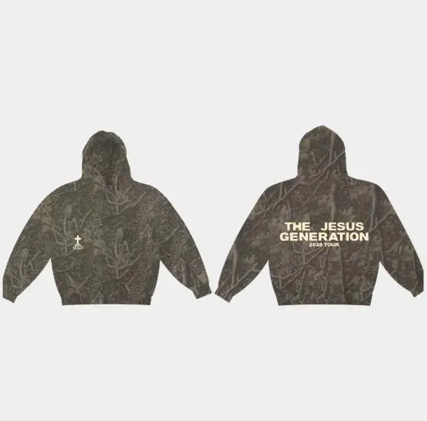 Forrest Frank Merch 2026 TJG Camo Hoodie Jesus Generation Tour Merch Gifts For Music Fans  HG